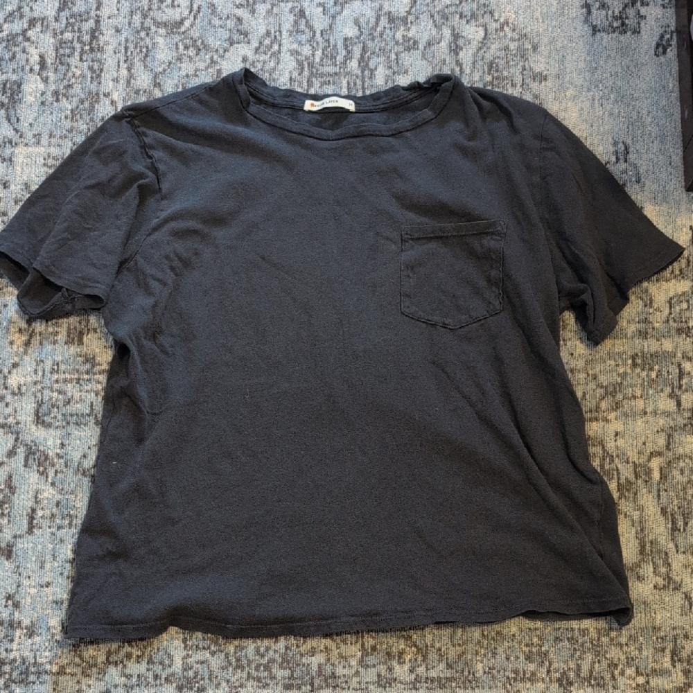 Marine Layer Charcoal Pocket Tee